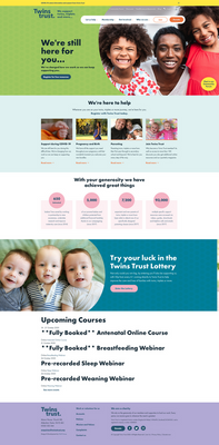 Twins, Landing Page